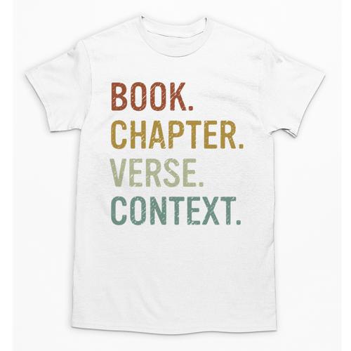 Book Chapter Verse Christian Bible Reformed Theology Unisex T-Shirt - Bookorys AU