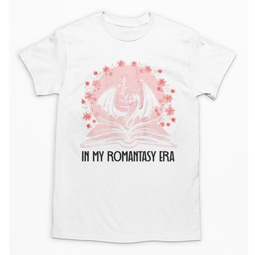 Book Dragon In My Fantasy Era Romantasy Bookish Books Lovers Unisex T-Shirt - Bookorys CA