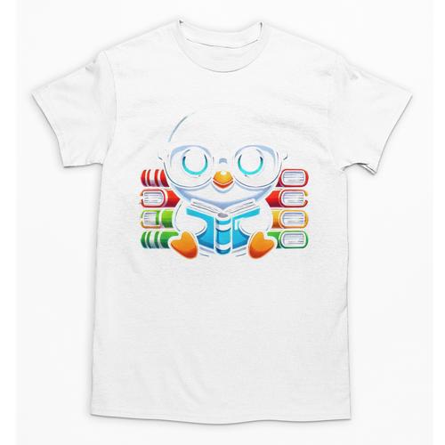 Book Lover Reading Penguin Unisex T-Shirt - Bookorys DE