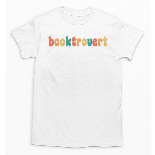 Book Lovers Introverted Bookworm Reading Booktrovert Unisex T-Shirt - Raresse