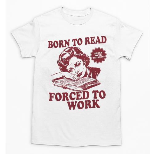 Book Readers Forced To Work Sadness Unisex T-Shirt - Bookorys