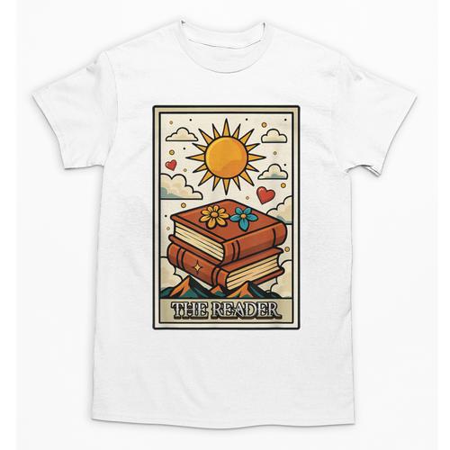 Book Reading Tarot Card The Reader Unisex T-Shirt - Bookorys