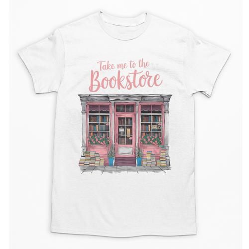Take Me To The Book Store Librarians Valentine's Day Premium Unisex T-Shirt - Bookorys AU