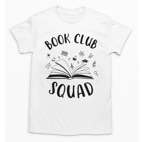 Books Club Squad Reading Book Lover Book Minimalist Team Tee Unisex T-Shirt - Bookorys