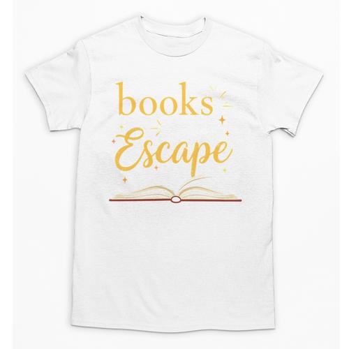 Books Are My Escape Simple Reading Quote Unisex T-Shirt - Bookorys UK