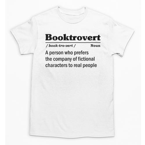 Booktrovert Definition Bookish Introvert Book Lover Unisex T-Shirt - Raresse