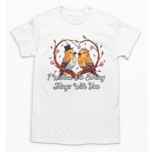 Do Boring Things With You Introvert Couples Antisocial Unisex T-Shirt - Raresse