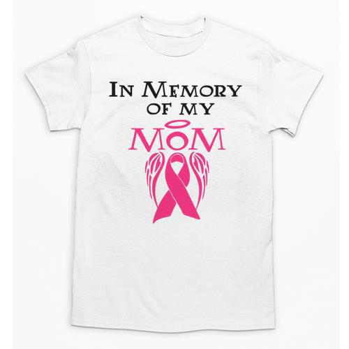 Breast Cancer Awareness Memory Mother Chemo Fighter Unisex T-Shirt - Easessy