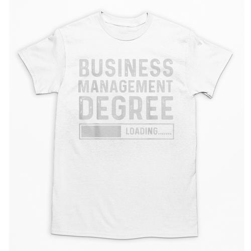 Business Management Degree Loading Graduation Unisex T-Shirt - Best Gift Smart