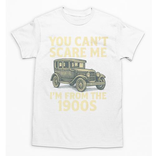 You Can't Scare Me I'm From The 1900s Retro Vintage Car Premium Unisex T-Shirt - Figerry