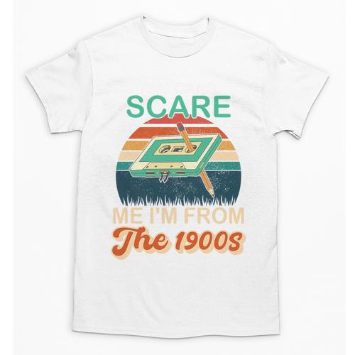 You Can't Scare Me I'm From The 1900s Retro Vintage Premium Tri-Blend Unisex T-Shirt - Figerry