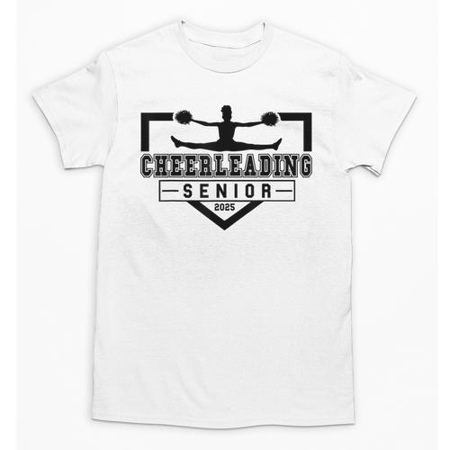 Cheerleading Senior Night Cheer Senior 2025 Graduation 30 Unisex T-Shirt - Best Gift Smart