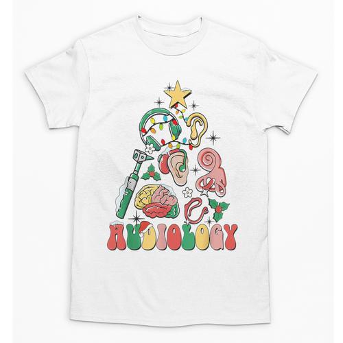 Christmas Audiology Tree Audiology Student Graduation Unisex T-Shirt - Best Gift Smart