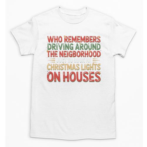 Christmas Lights Nostalgia – Holiday Memory Christmas Spirit Premium Tri-Blend Unisex T-Shirt - Figerry