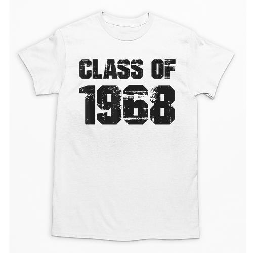 Class Of 1968 High School College Graduation Reunion Unisex T-Shirt - Best Gift Smart