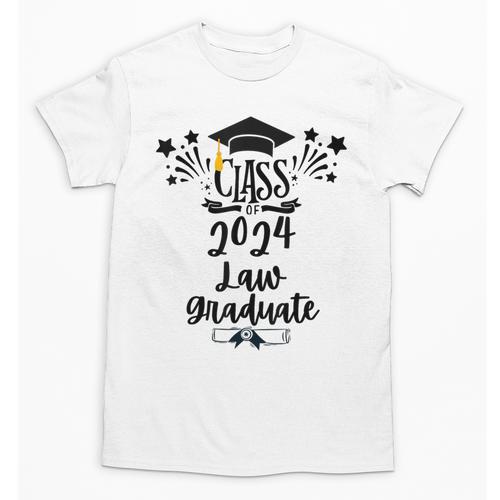 Class Of 2024 Law Graduation 2024 JD Degree Law Graduate Unisex T-Shirt - Best Gift Smart