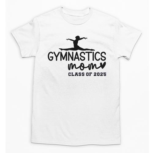 Class Of 2025 Gymnastics Mom Senior Gymnast Graduation Unisex T-Shirt - Best Gift Smart