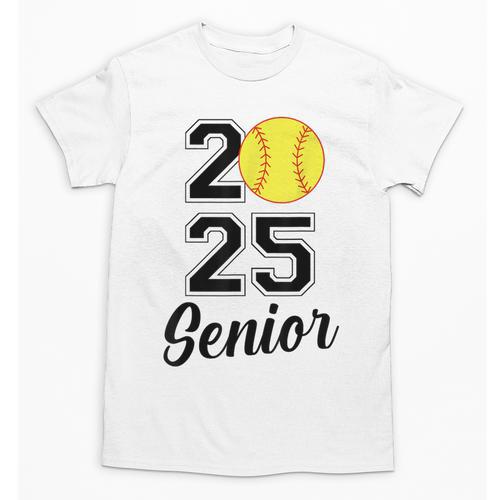 Class Of 2025 Softball Senior Graduation Graduate Women Unisex T-Shirt - Best Gift Smart