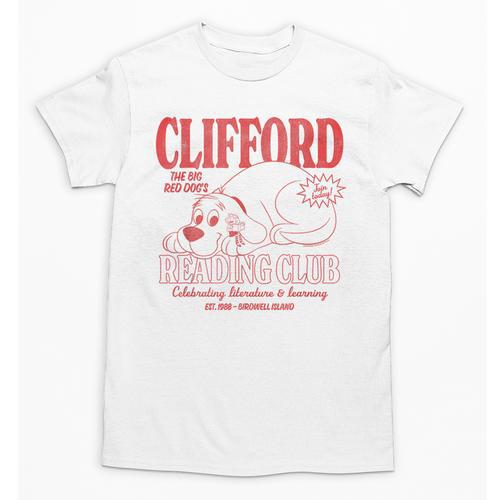 Clifford The Big Red Dog Reading Club Est 1988 Kids Books Unisex T-Shirt - Bookorys DE
