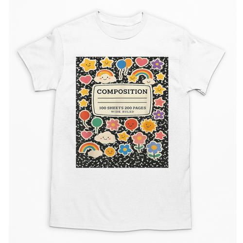 Composition Notebook Costume Teacher Matching Halloween Book Unisex T-Shirt - Bookorys UK