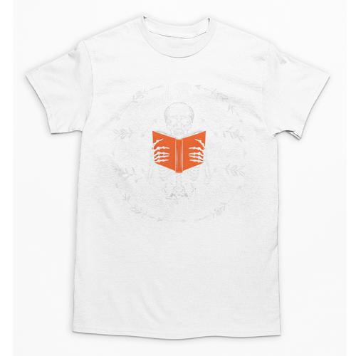 Cool Read Books Be Kind Stay Weird Skeleton Reading Unisex T-Shirt - Bookorys AU