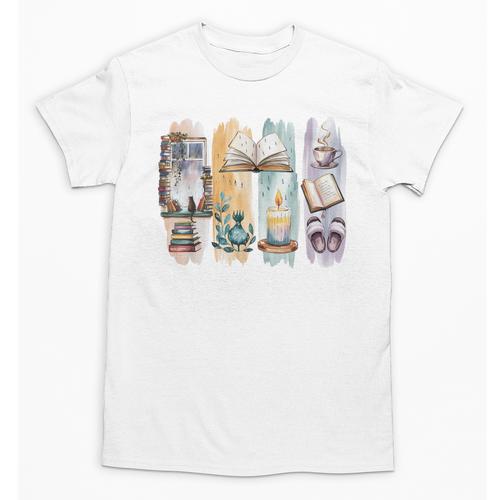 Coquette Bookworm Reading Enthusiast Book Lover Book Unisex T-Shirt - Bookorys CA