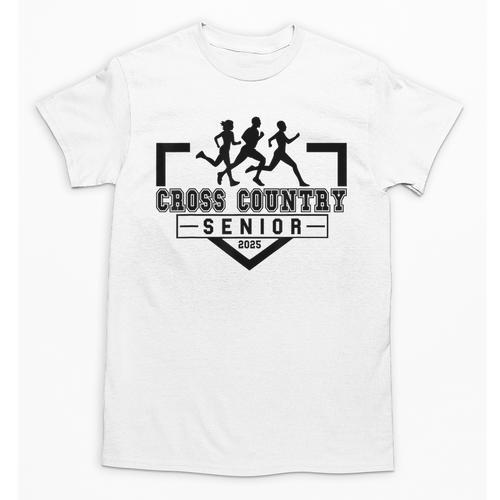 Cross Country Senior Night Senior 2025 Graduation Party 40 Unisex T-Shirt - Best Gift Smart