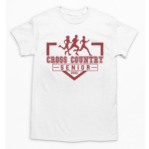 Cross Country Senior Night Senior 2025 Graduation Party 48 Unisex T-Shirt - Best Gift Smart