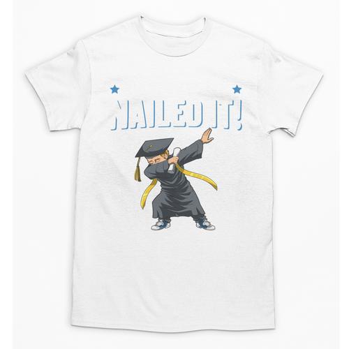 Dabbing Graduation Class Of 2025 Boy Kindergarten Nailed It Unisex T-Shirt - Best Gift Smart