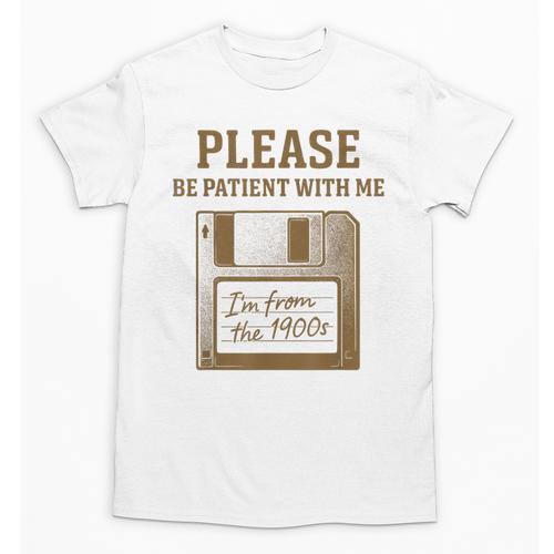 Dad Joke I'm From The 1900s Old Floppy Disk Programmer Unisex T-Shirt - Figerry