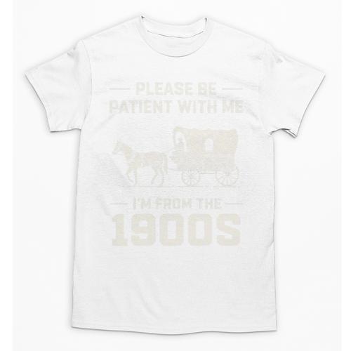 Dad Please Be Patient With Me I'm From The 1900s Vintage Premium Tri-Blend Unisex T-Shirt - Figerry