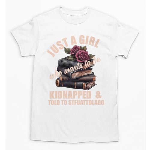 Dark Romance Women Told To STFUATTDLAGG Smutt Book Merch Premium Unisex T-Shirt - Bookorys