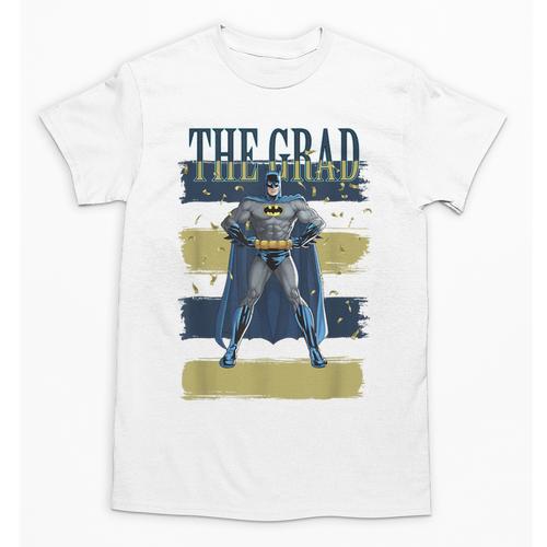 DC Comics Graduation Batman The Grad Power Stance Unisex T-Shirt - Best Gift Smart