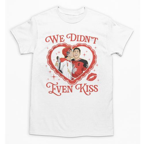 We Didn't Even Kiss Hockey Romance Book Unisex T-Shirt - Bookorys UK