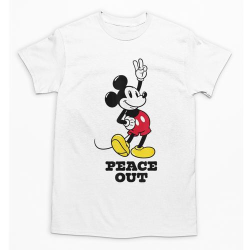 Disney Mickey Mouse Peace Out Totally Retro Graduation Unisex T-Shirt - Best Gift Smart