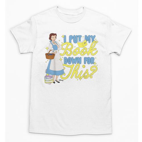 Disney Princess Belle I Put My Book Down For This Unisex T-Shirt - Bookorys UK