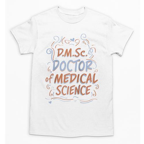 DMSc Doctor Of Medical Science Doctorate Graduation Raglan Baseball Tee Unisex T-Shirt - Best Gift Smart