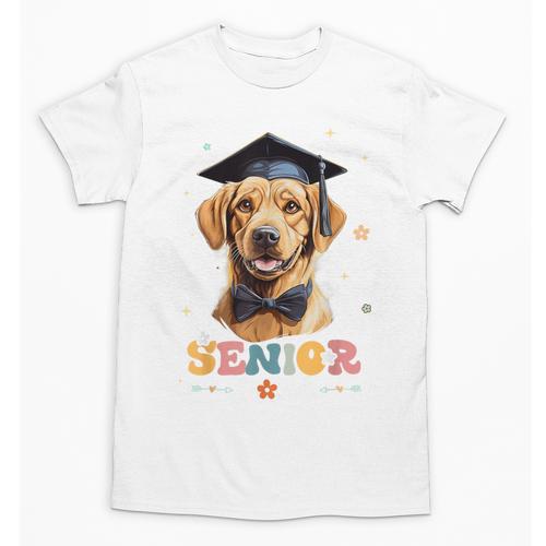 Dog Class Of 2024 Graduation Senior 2024 Men Women Girls Kids Unisex T-Shirt - Best Gift Smart