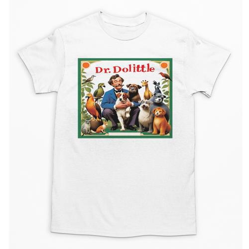 Dr Dolittle Children's Book Cover Premium Tri-Blend Unisex T-Shirt - Bookorys CA