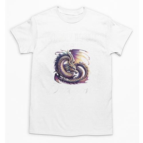 Dragon Fantasy Book Lover And Apparel Probably Reading About Dragons Unisex T-Shirt - Bookorys