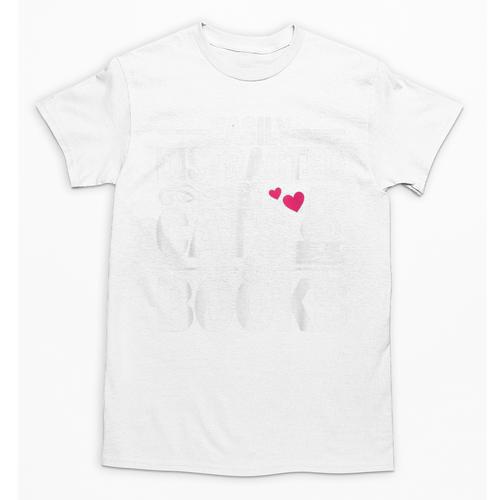 Easily Distracted By Cats And Books Cat & Book Lover Unisex T-Shirt - Bookorys