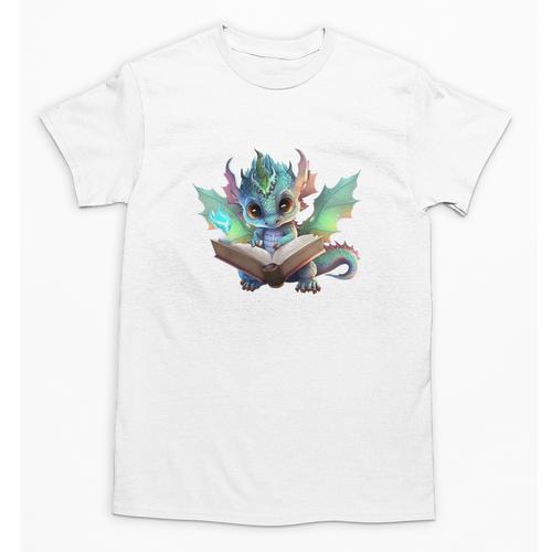 Easily Distracted By Dragon And Books Introvert Shirt Unisex T-Shirt - Raresse