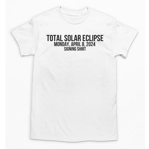 Eclipse Memory Maker 2024 Solar Event Family Signing Tee Unisex T-Shirt - Easessy