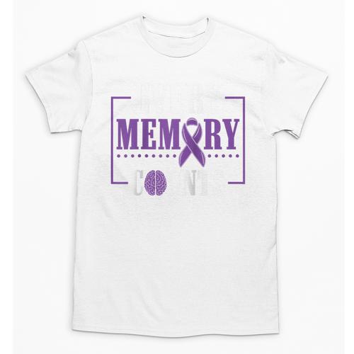 Every Memory Counts Alzheimer's Awareness Dementia Raglan Baseball Tee Unisex T-Shirt - Easessy