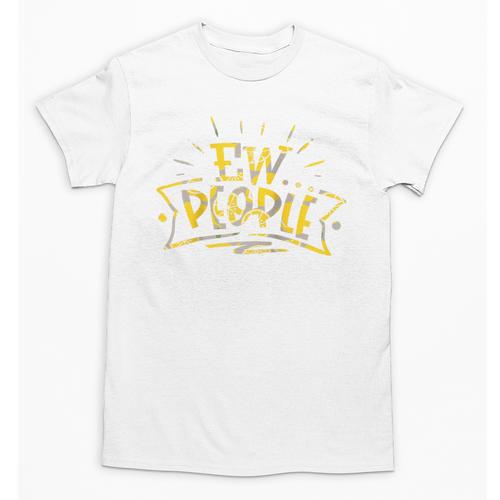 Ew People Antisocial Introvert Saying Yellow Lemon Raglan Baseball Tee Unisex T-Shirt - Raresse