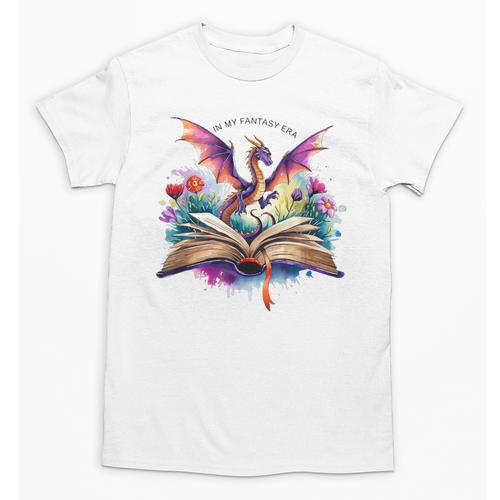In My Fantasy Era Magic Dragon Book Unisex T-Shirt - Bookorys AU