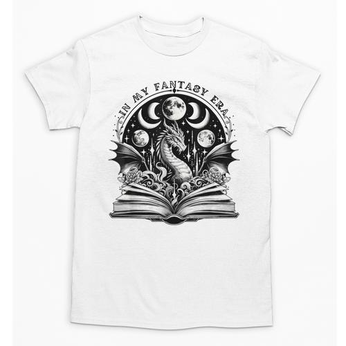 In My Fantasy Era Reading Fantasy Books Halloween Bookish Unisex T-Shirt - Bookorys