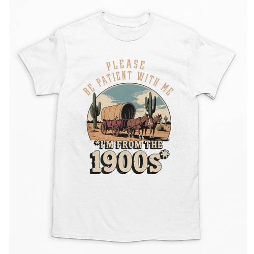 Father’s Day Please Be Patient With Me I'm From The 1900s Premium Unisex T-Shirt - Figerry