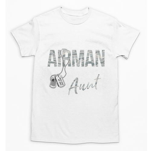 My Favorite Airman Calls Me Aunt US Air Force Graduation Unisex T-Shirt - Best Gift Smart