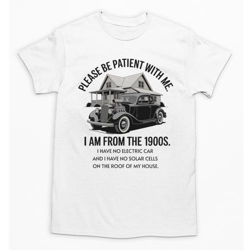 Forgive Me I'm From The 1900s No E-Car No SolarCells Premium Tri-Blend Unisex T-Shirt - Figerry